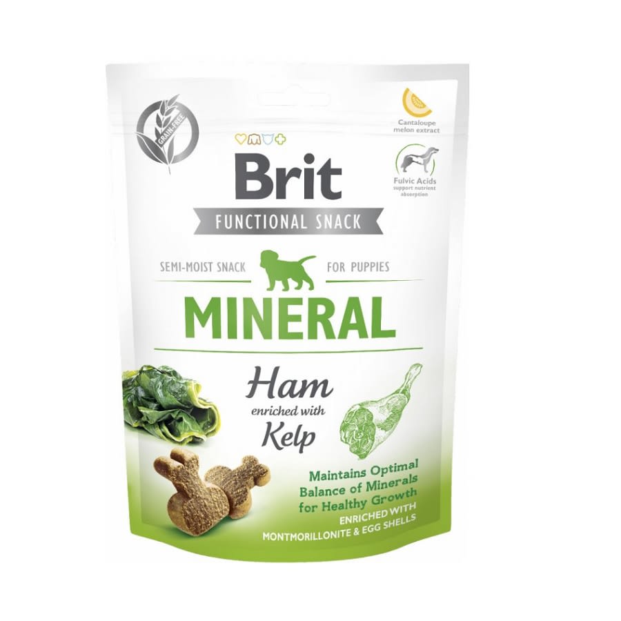 BRIT CARE FUNCTIONAL SNACK MINERAL HAM PUPPIES 150 GR