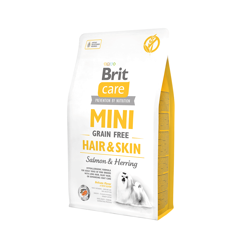 BRIT CARE MINI GF HAIR & SKIN 2 KG
