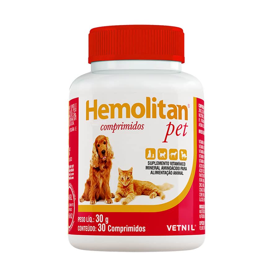 HEMOLITAN PET FCO X 30 COMPRIMIDOS