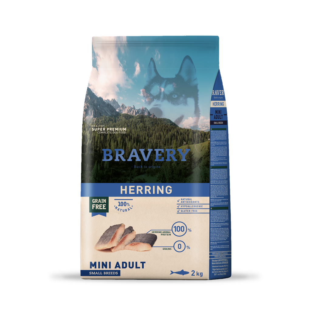 BRAVERY HERRING MINI ADULT SMALL BREEDS 2 KG