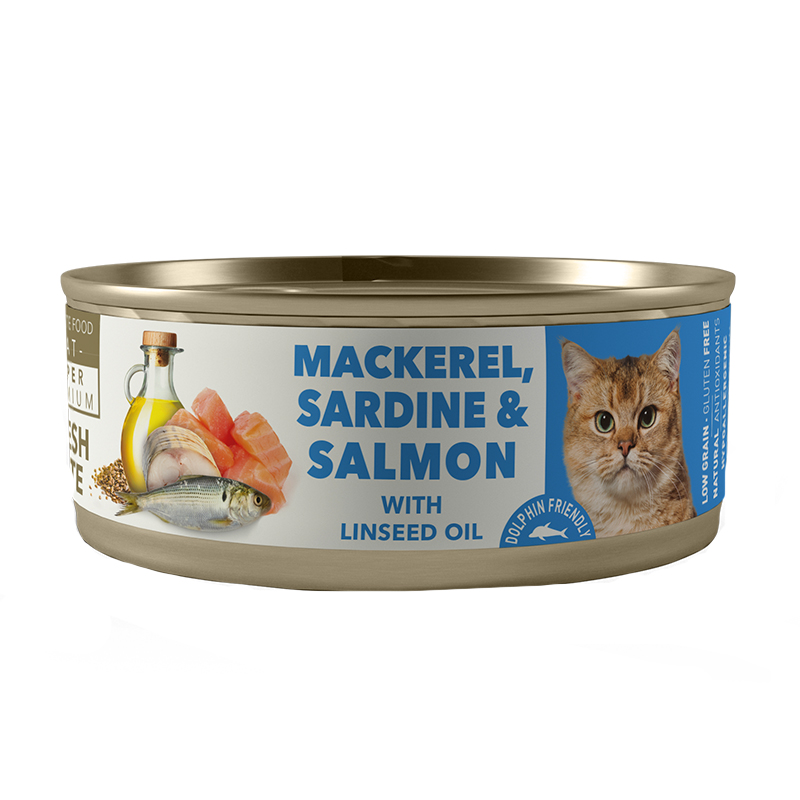 AMITY MACKEREL SARDINE & SALMON 80GR