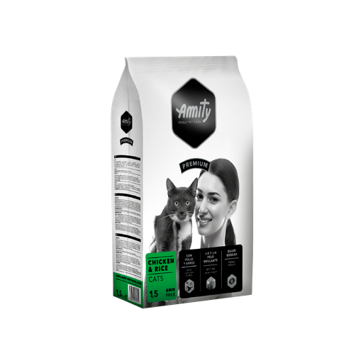 AMITY PREMIUM CATS CHICKEN & RICE 1.5 KG