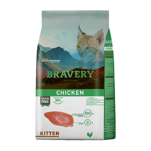 BRAVERY CHICKEN KITTEN 2 KG