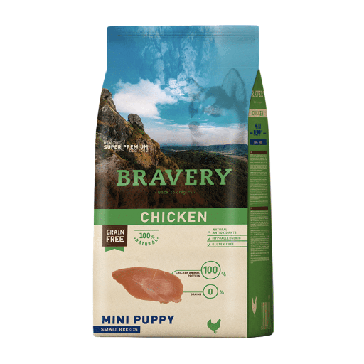 BRAVERY CHICKEN MINI PUPPY SMALL BREEDS 2 KG