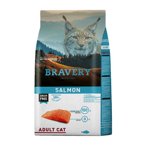 BRAVERY SALMON ADULT CAT 2 KG
