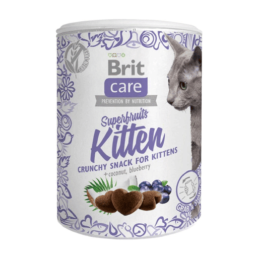 BRIT CARE CAT SNACK SUPERFRUITS KITTEN 100 GR