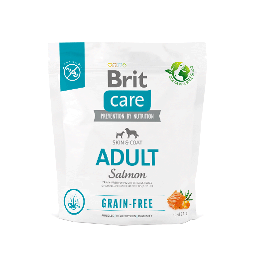 BRIT CARE GF ADULT SALMON 1 KG