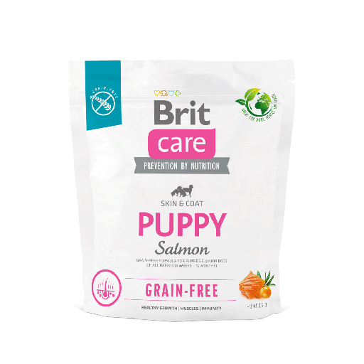 BRIT CARE GRAIN-FREE PUPPY SALMON & POTATO 1 KG