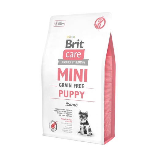 BRIT CARE MINI GF PUPPY LAMB 2 KG