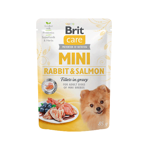 BRIT CARE MINI RABBIT & SALMON FILLETS