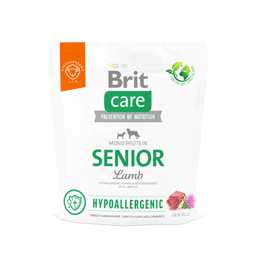 BRIT CARE DOG HYPOALLERGENIC SENIOR LAMB 1KG