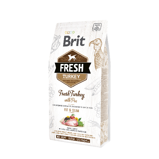 BRIT FRESH DRY TURKEY WITH PEA LIGHT FIT & SLIM 2.5 KG