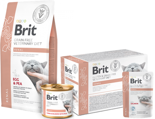 BRIT GF VET DIETS CAT RENAL 2 KG