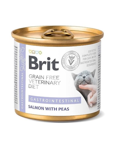 BRIT GFREE VET DIETS CAT CAN GASTROINTESTINAL 200 GR