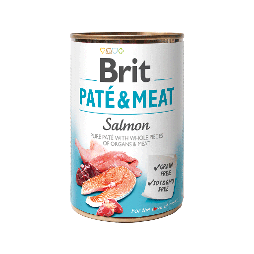BRIT PATE & MEAT SALMON 400 G
