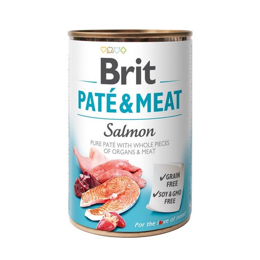 BRIT PATE & MEAT SALMON 800 GR