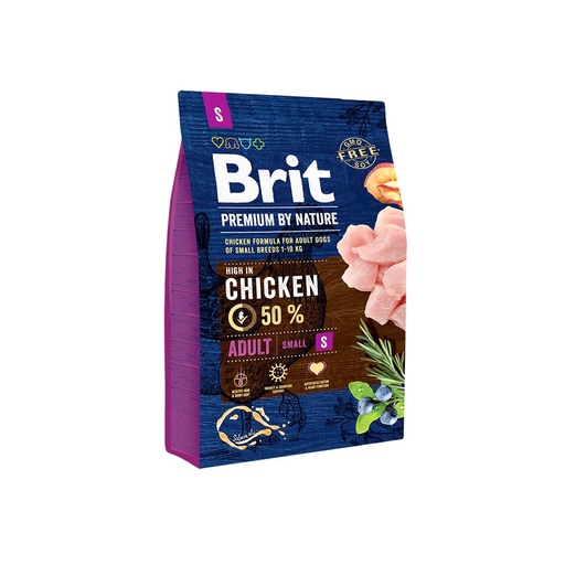 BRIT PREMIUM BY NATURE ADULT SMALL 3 KG
