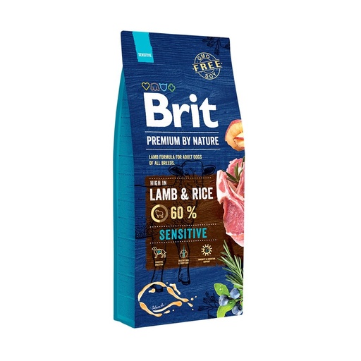 BRIT PREMIUM BY NATURE SENSITIVE LAMB 15 KG
