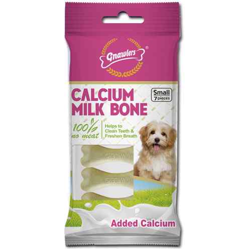 GNAWLERS CALCIUM MILK BONE 2 X 7 PIEZAS