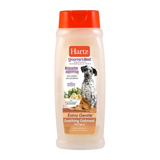 HARTZ GROOMERS BEST OATMEAL SHAMPOO 18OZ