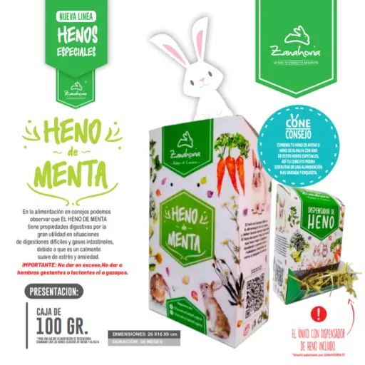 HENO EN CAJA – MENTA