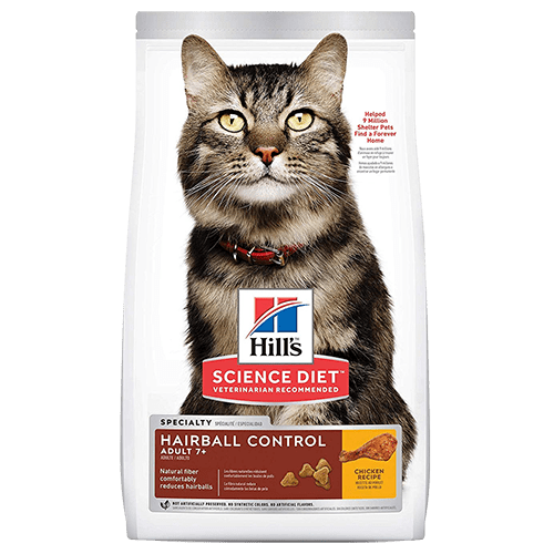 HILLS FELINE HAIRBALL CONTROL 7 LB (3.17 KG)