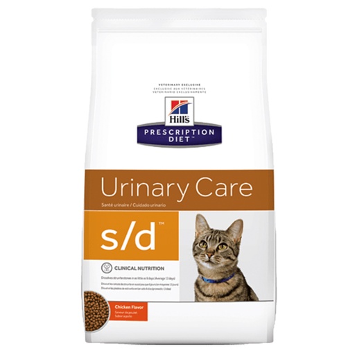 HILLS PD FELINE S/D DRY 4 LB (1.8 K)