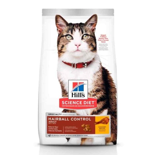 HILLS SD FELINE HAIRBALL CONTROL 3.5 LB(1.6K)