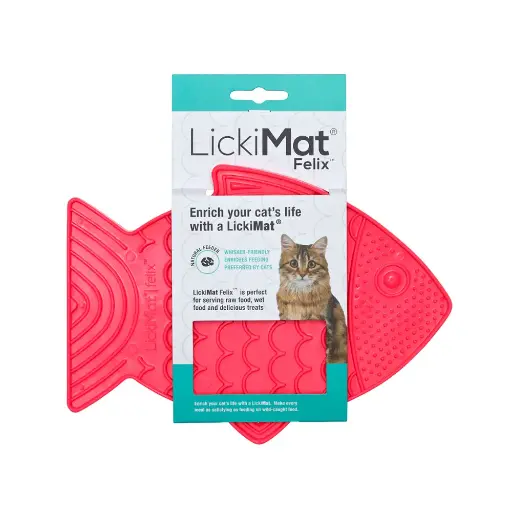 LICKIMAT FELIX PINK CAT