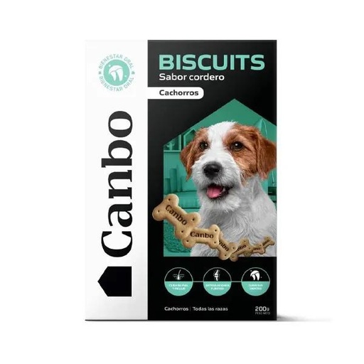 CANBO BISCUITS CORDERO CACHORRO x 200 gr