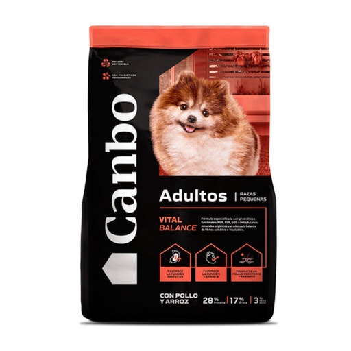 CANBO ADULTO POLLO RAZAS PEQUEÑAS 3 KG