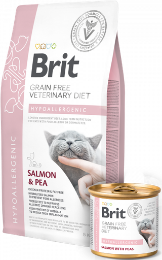 BRIT GF VET DIETS CAT HYPOALLERGENIC 2 KG