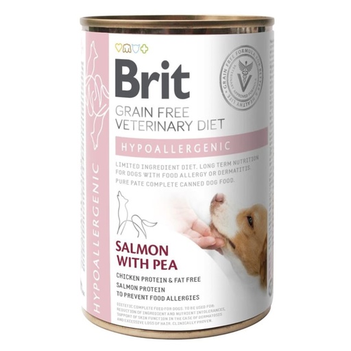 BRIT GF VET DIETS DOG CAN HYPOALLERGENIC 400 GR 